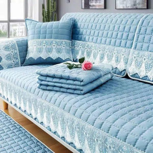 Universal sofa cover 1/2/3/4 seater &L shape sofa cushion cover foldable sofa bed cover non-slip All-inclusive long sofa cover