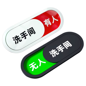 Occupancy Sign Board Toilet Mens Womens Cartoon No Smoking Do Not Disturb Home Use Door Plaque Display Stand Organizer