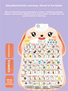 MONLEYTA | Interactive Learning Wall Stickers with Sound for Babies