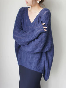 YUFUQING | Soft Style Openwork Sweater for Women