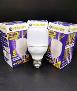 Lampu Led 9w FUJILIGHT ULTRON warna bolam putih 6500Kgaransi 1 tahun model capsul