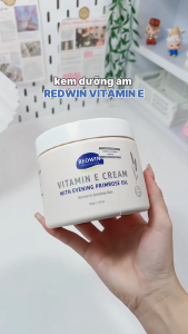 Kem dưỡng ẩm và Sữa dưỡng thể phục hồi làn da khô lão hóa REDWIN bổ sung vitamin E & tinh dầu hoa anh thảo - TD Shop