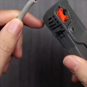 【READY STOCK】Multi-function Electric Wire Stripper Cable Cutter Rotary Coaxial Cutter Stripping Pliers Tool
