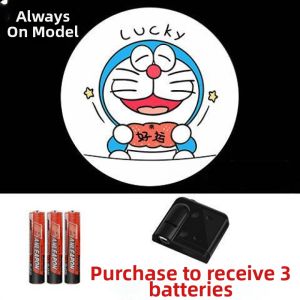 BONINGYU | Constant Brightness Cartoon Welcome Car Projector Light