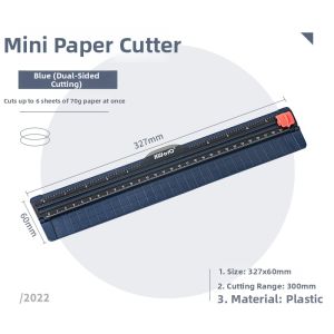 KW-TRIO | Multi-functional Paper Trimmer Seven-in-One Blade for Straight Curve Rainbow and Patterned Cutting