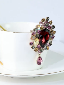 Kerongsang Bahu Tudung Juntai Muslim Melayu Brooch Raya Kenduri Pin Jarum Selendang