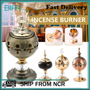 Arabian Bakhoor Aromatherapy Furnace Incense Burner Positive Traditional Mabkhara Censer Candle Holder Energy Gift Metal Decorative