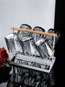 Thickened Glass Cup Set Luxury High Value Beer Cup Elegant Home Use Water Cup Set Premium Tea Cup Durable Heat Resistant Cups