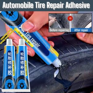 Powerful Glue For Car Tire Repair Universal Automobile Tire Adhesive Rubber Tire Sealant Fast-Drying Hard Glue Tools Kits Motorcycle