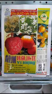 10 60 10 + TE Quang Nông gói 250gr pha 200 lít nước Siêu năng lượng tạo mầm hoa cho cây Vãi Thiều - Cam Quýt - Cây ăn trái