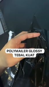 Kantong Plastik 40X60 CM Packing Olshop Polymailer Warna ISI 50pcs Lem Kuat Anti Sobek High Quality