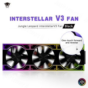 Jungle Leopard Interstellar V3 Reverseable Ventilador Fans Modular Wireless Splicing Infinite Mirror
