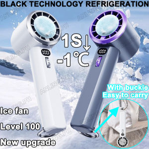 Portable Handheld Turbo Fan: Long Battery Life & Adjustable Wind Speed