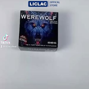 Bài Ma Sói Ultimate Deluxe Việt Hóa 77 lá chất liệu Cao Cấp Chống Thấm Nước Đồ chơi Board Game Ultimate Werewolf Deluxe Sdition - LICLAC