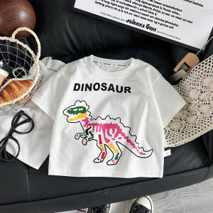 Summer Casual Dinosaur T-shirt Pure Cotton