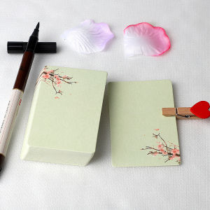 20/40 Chiếc DIY Phong Cách Trung Hoa Trống Thiệp Chúc Mừng Từ Nhỏ & Họa Tiết Hoa Giấy Kraft Trắng Cho Tranh Ghép Nghệ Thuật