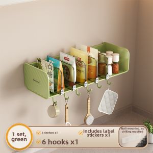 Adjustable No-Drill Spice Organizer