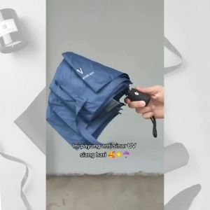 YADA Payung Lipat Buka Tutup Otomatis Anti UV Windproof 8 Bone 96cm / Payung Dewasa Lipat Anti Sinar UV Polos Jumbo Besar Otomatis Buka Tutup / Payung Anti Sinar UV / Payung Hujan /Payung Pocket/Payung Lipat Otomatis