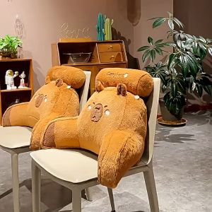 Capybara Soft Backrest Pillow Girl Bedside Lumbar Backrest Large Backrest Cushion Sofa Pillow Bedside Pillow
