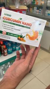 Viên uống Intend CURCUMIN NANO hộp 3 vỉ x 10 viên dùng cho người đau bụng ợ hơi do dư acid dịch vị