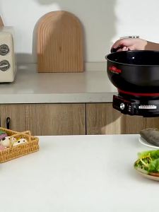 [ Sf free shipping ] Yangzi Non-Stick Pan Electric Frying Pan Household Multi-Functional Electric Food Warmer Electric Chafing Dish Steamer Stew-Pan Stew