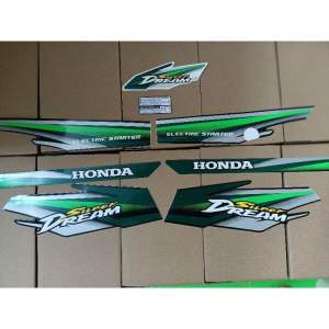 Bộ tem super Dream 98 hàng nhập Thái Lan chất lượng cao dành trang trí riêng cho dòng xe này tem 3 lớp loại cao cấp màu sắc rất đẹp và bền giá bán cực tốt bán lẻ như bán sỉ