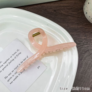 ฤดูร้อนสดเยลลี่ผมสีชมพู Claw ขนาดใหญ่ Universal คลิปผมสมองกลับตกแต่งผม Headwear Barrette คลิป