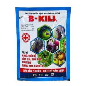 Trừ Nấm Bệnh B-KILL Xuất Xứ Ấn Độ Gói 200g Trị Thán Thư Thối Rễ Xì Mủ Thối Qủa Công Nghệ Lưu Dẫn Hai Chiều Mới Nhất