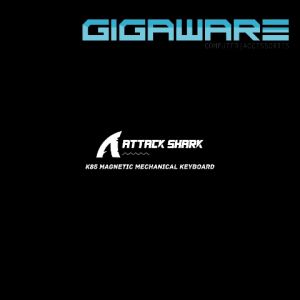 Attack Shark K85 75% Wired Rapid Trigger Mechanical Gaming Keyboard Magnetic Switch HE