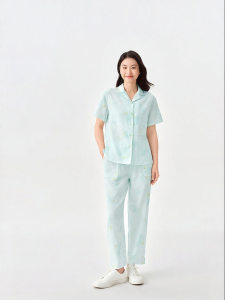 Purcotton | Double Layer Gauze Loungewear Set