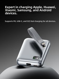 BEILESHI | Large Capacity 20Ah Portable Charger With Integrated Cable Thin Lightweight Portable Airline Approved Fast Charging for Apple