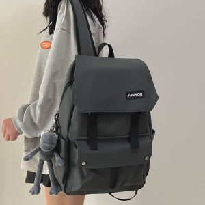 Mushroom Bachi Oxford Spinning Zippered Backpack Large Capacity Casual Travel Bag for Men and Women