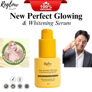 Reglow Serum Perfect Glowing & Whitening Serum 15ml Pencerah Kulit Wajah dan Mengatasi Bekas Jerawat dan Flek Hitam
