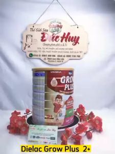 Sữa bột Vinamilk Dielac Growplus xanh 2+ sữa non 850g (Mới)