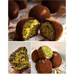 Soft Handmade Chocolate Chip Cookies with Pistachio Paste and Matcha 50g
