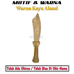 Belati Replika PSHT Setia Hati Terate Kayu Jati Asli Kuat / Belati Untuk Kripen / Belati Kayu Jati / Belati Kripen Kayu Jati