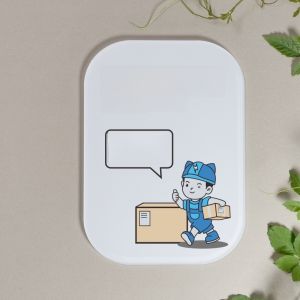 Warm Self-healing Outdoor Delivery Instructions Plaque Wall-mounted Storage Signboard Gentle Healing Business Label