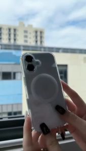 Case Magsafe transparant Clear Hybrid Casing For Iphone 16/16 PRO MAX