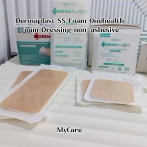 2pcs DERMA PLAST Dermafix SS Foam Dressing Non Adhesive ONEHEALTH Dressing Foam Super Sorb