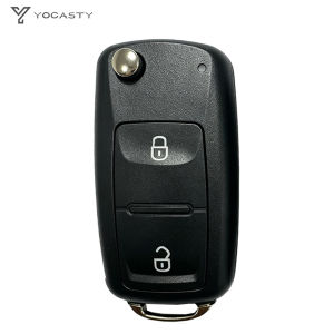 YOCASTY Flip Remote Gấp Vỏ Chìa Khóa Dành Cho VW Volkswagen Tiguan Golf Sagitar Polo MK6 Từ Xa Không Dây Bao