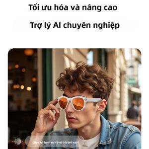 Kính Thông Minh AI 2025 Tai Nghe Bluetooth Kính Râm Có Camera Chức Năng Chụp Ảnh Quay Video Dịch Thuật Nghe Nhạc Kính Thông Minh