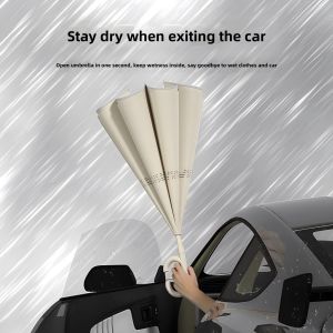 Double Layer Reverse Opening Car Umbrella