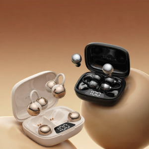 CHAOYOUBEI | Wireless Clip-On In-Ear Sports Noise-Cancelling Long-Lasting Comfortable Bluetooth Headphones