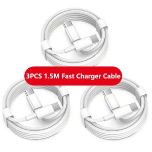 1-3Pcs 60W Dual USB-C To Type C Super Fast Charging Data Cable For IPhone17 Samsung Huawei Quick Cord Transfer Wire 1m/1.5m/2m