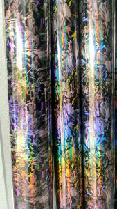 STIKER MOTIF KARBON FORGED HOLOGRAM NYALA PELANGI TERBARU/MOTOR/HELM/KNALPOT/VARIASI HOLOGRAM