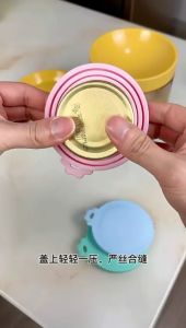 Reusable Can Cover Lid Pet Food Wet Can Spoon Scoop