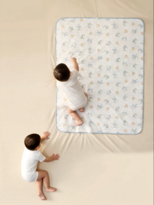 SHI YUE JIE JING | Waterproof Breathable Washable Pure Cotton Baby Diaper Pad