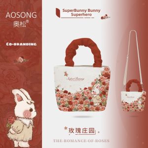 AOSONG | Gift for Girls Wedding Bag Cute Cloud Canvas Tote