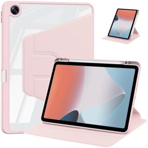 For OPPO Pad Air 5 12.1inch 2025 Case with Pen Holder 360 Rotating Acrylic Compatible OnePlus Pad Go2 12.1 Tablet Cover Funda