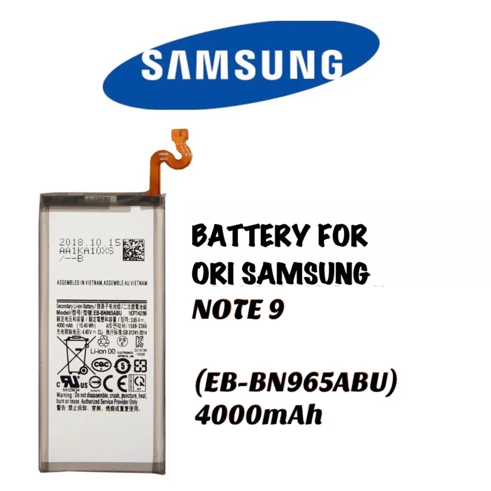 BATTERY FOR ORI SAMSUNG NOTE (EB-BN965ABU) 4000mAh Local